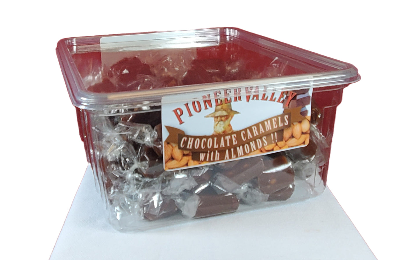 Almond Chocolate Caramels - 3lb Tub