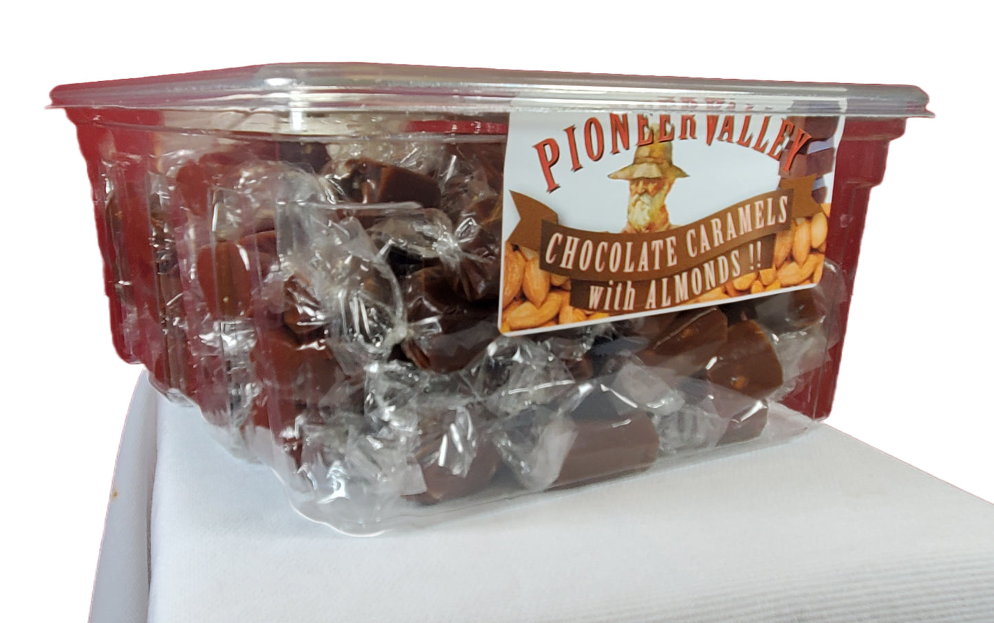 Almond Chocolate Caramels - 3lb Tub