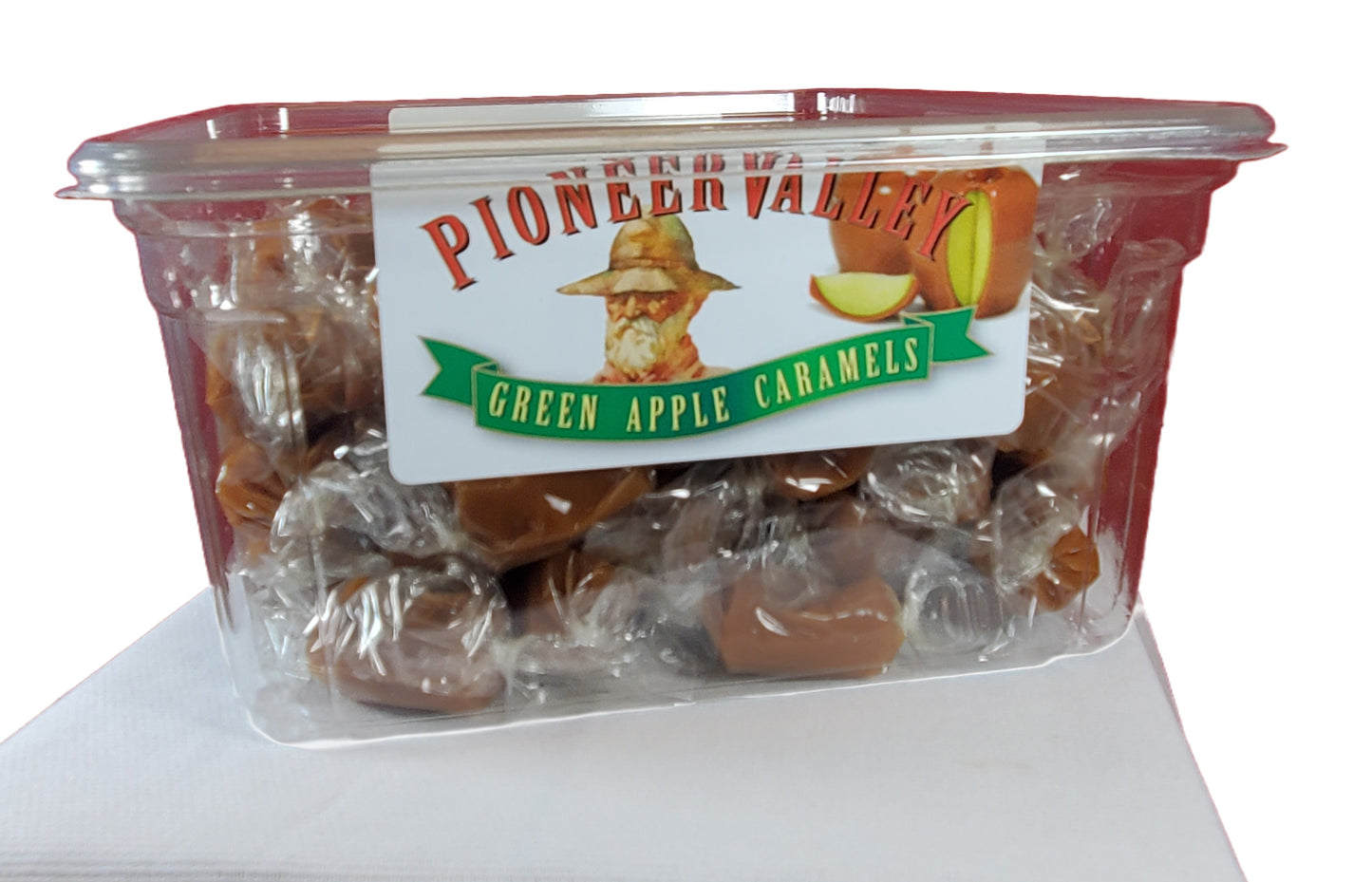 Green Apple Caramels - 3lb Tub