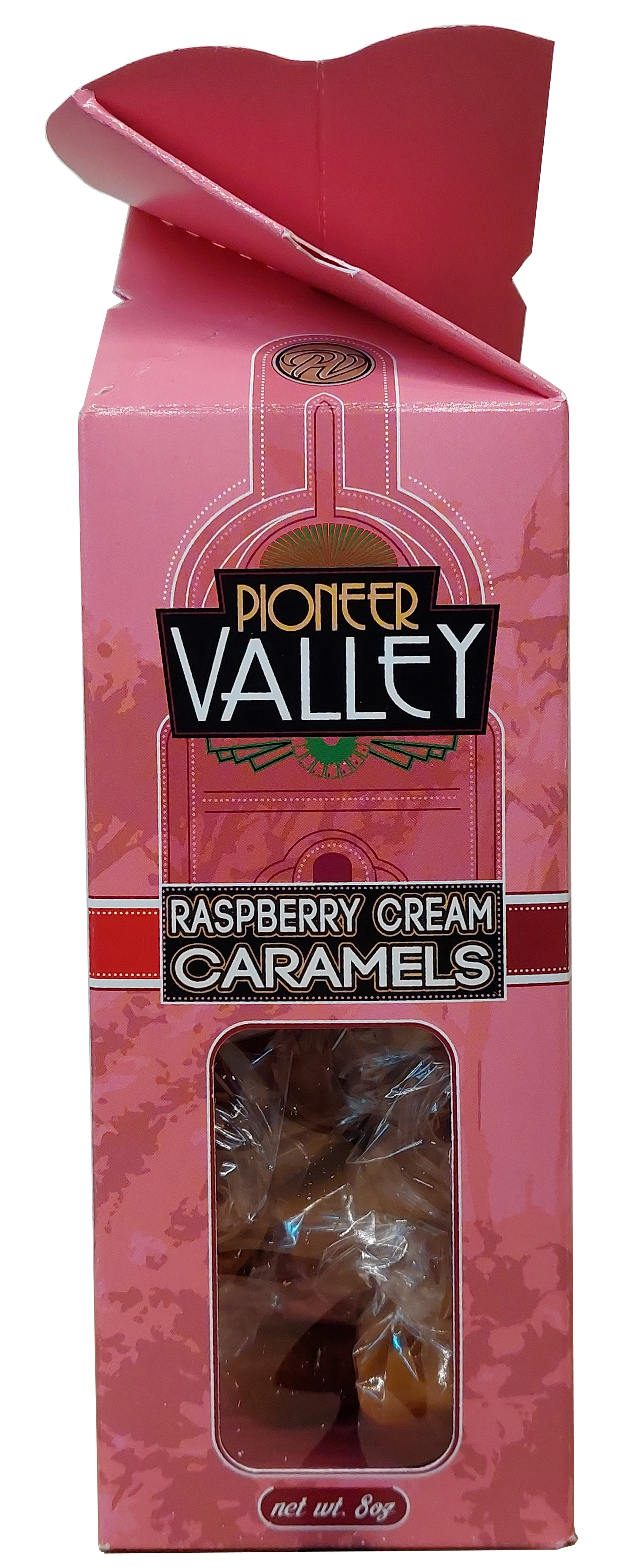 Raspberry Cream Caramels - 8oz gift box