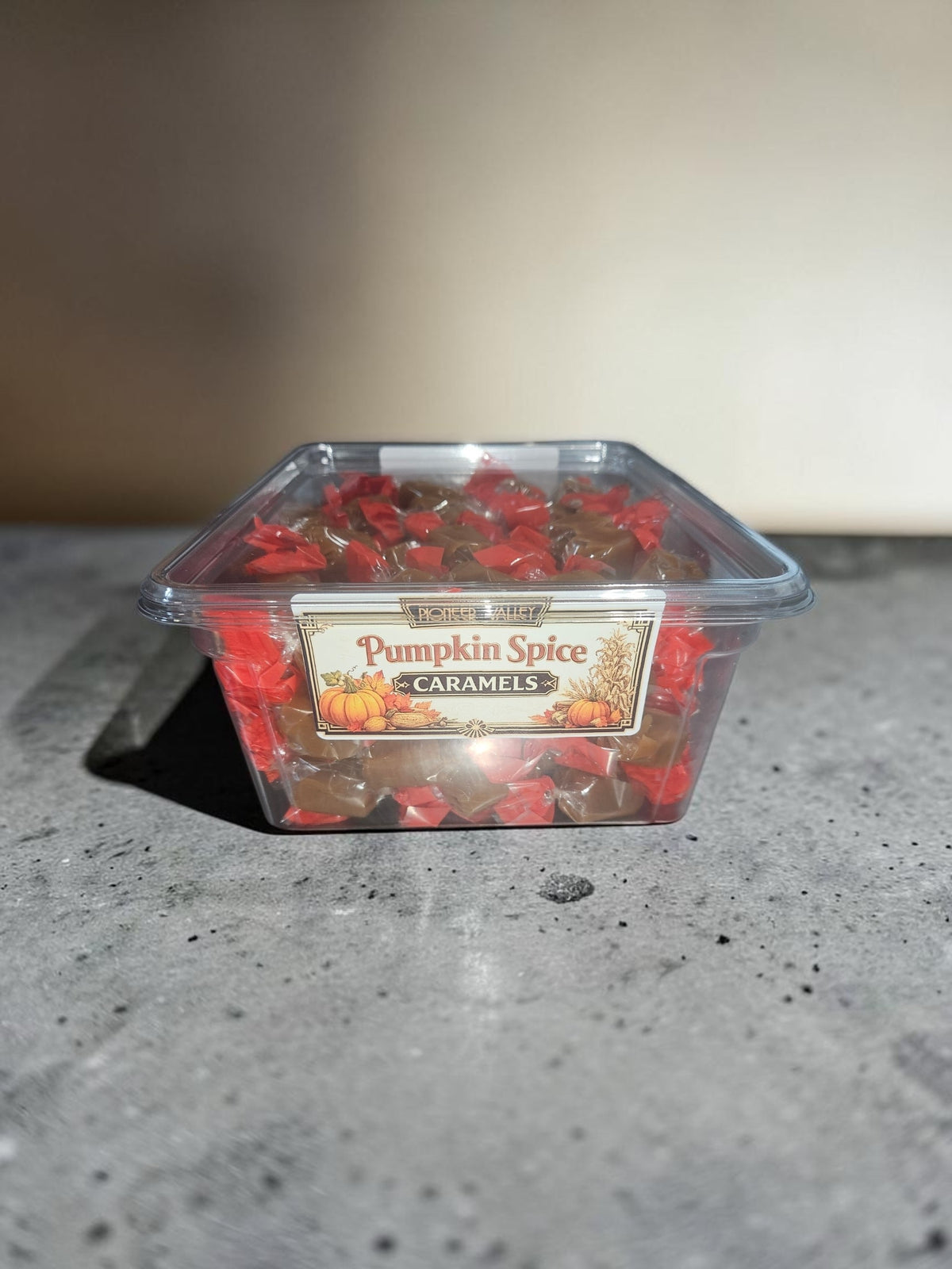 Pumpkin Spice Caramels - 3lb Tub