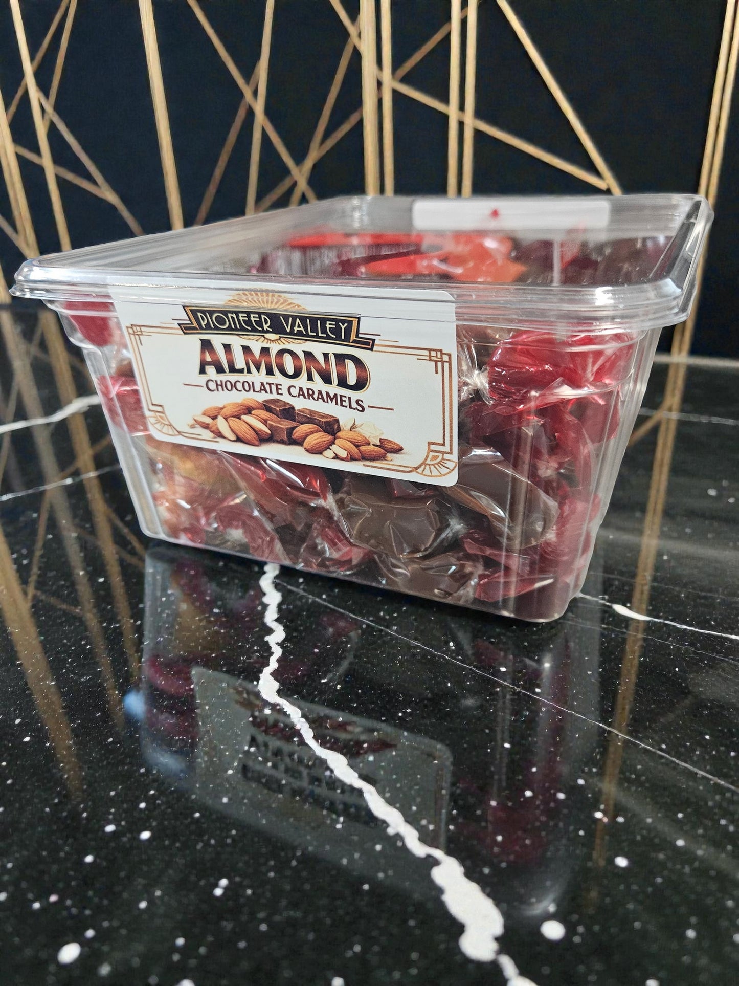 Almond Chocolate Caramels - 3lb Tub