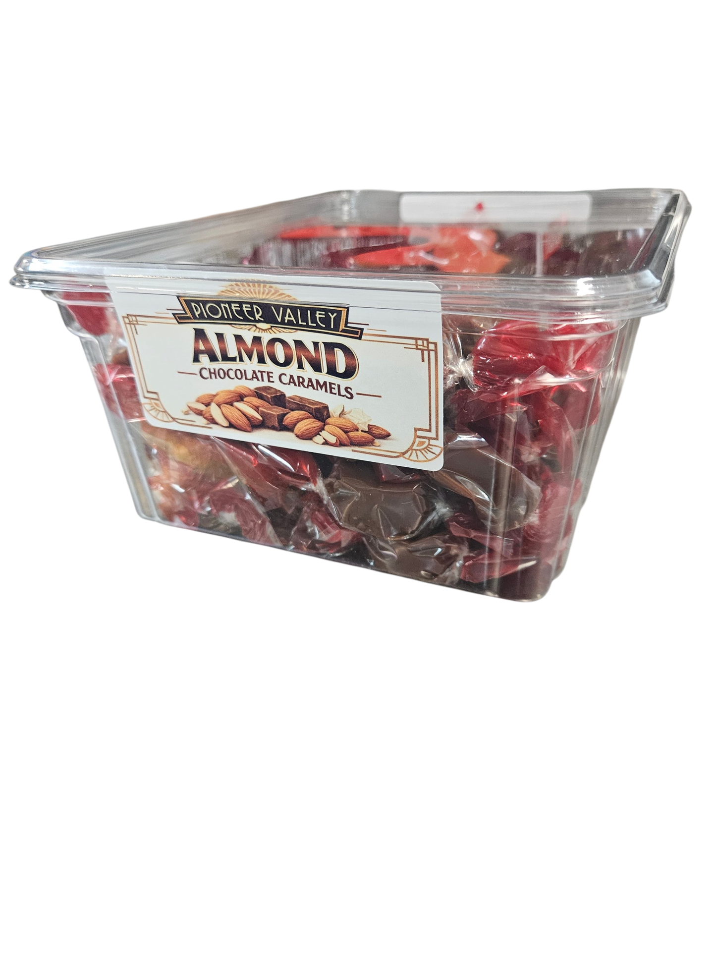 Almond Chocolate Caramels - 3lb Tub