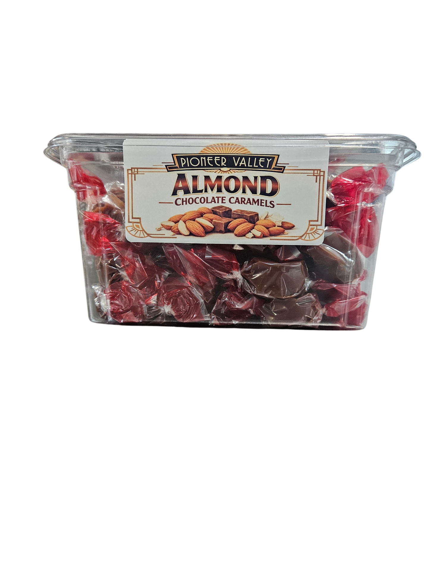 Almond Chocolate Caramels - 3lb Tub