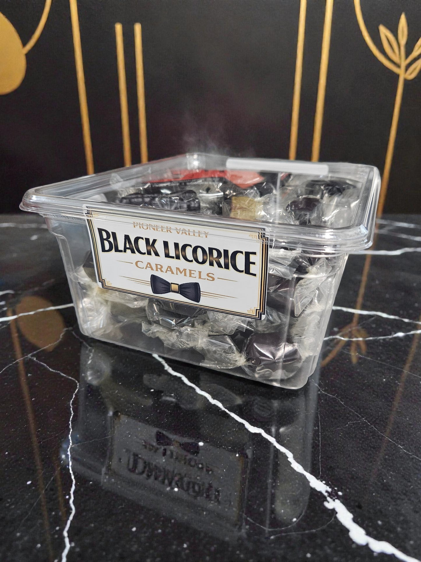 Black Licorice Caramels - 3lb Tub