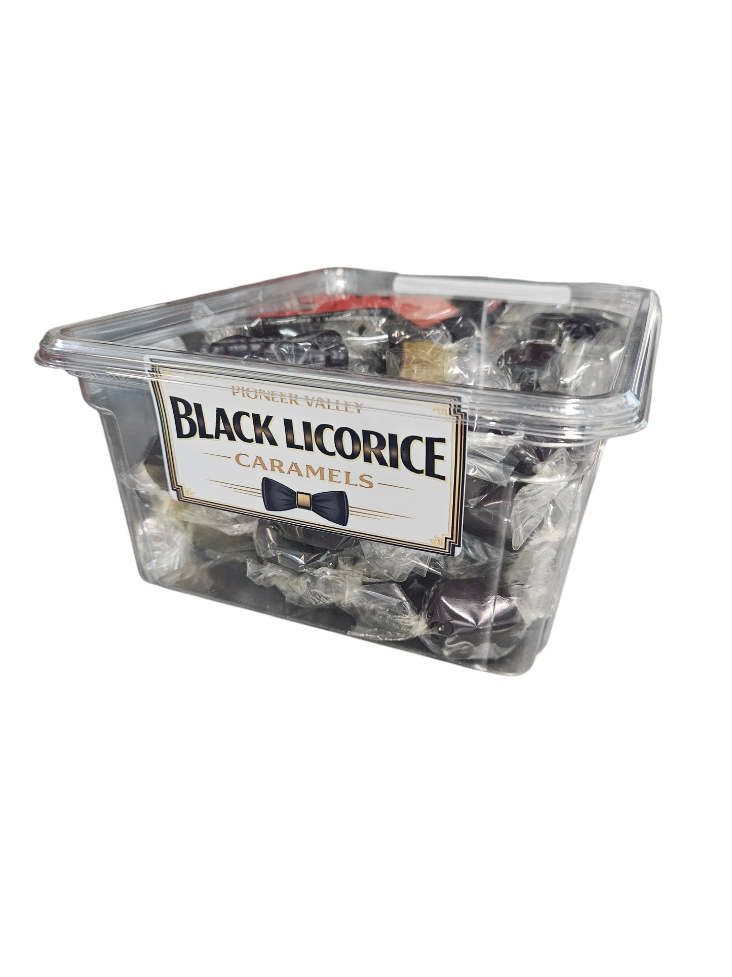 Black Licorice Caramels - 3lb Tub