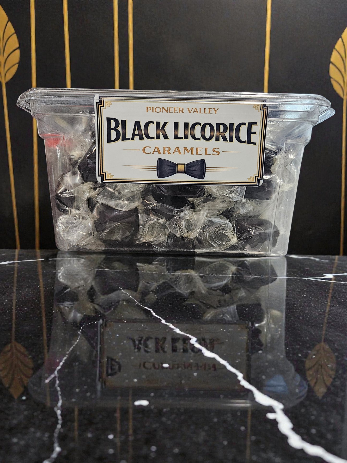 Black Licorice Caramels - 3lb Tub