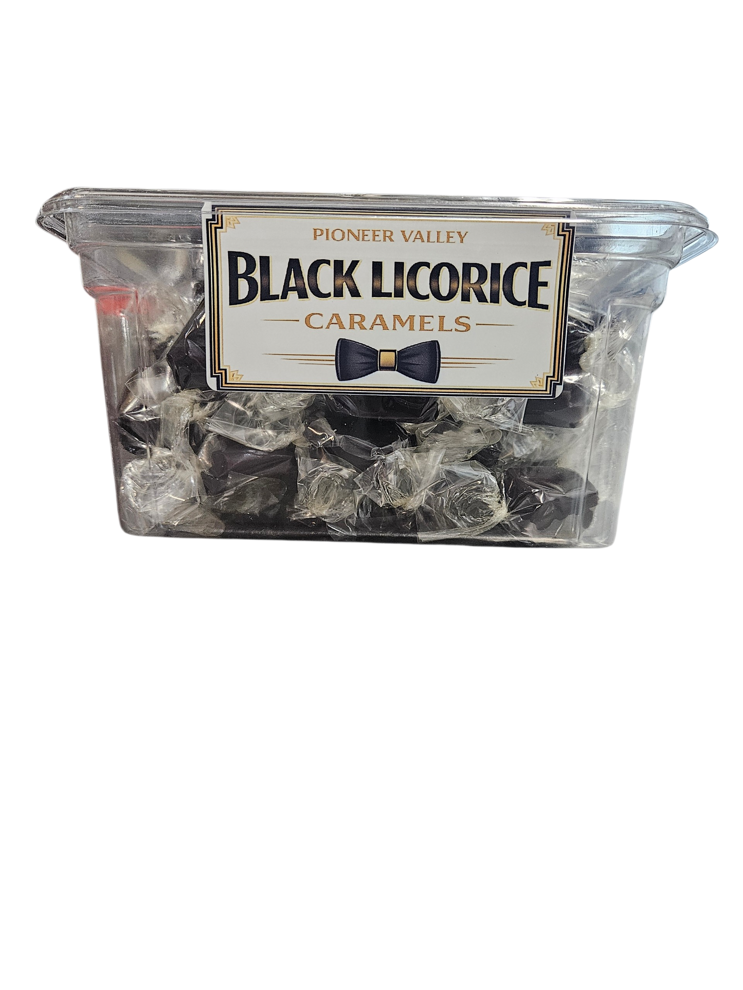 Black Licorice Caramels - 3lb Tub