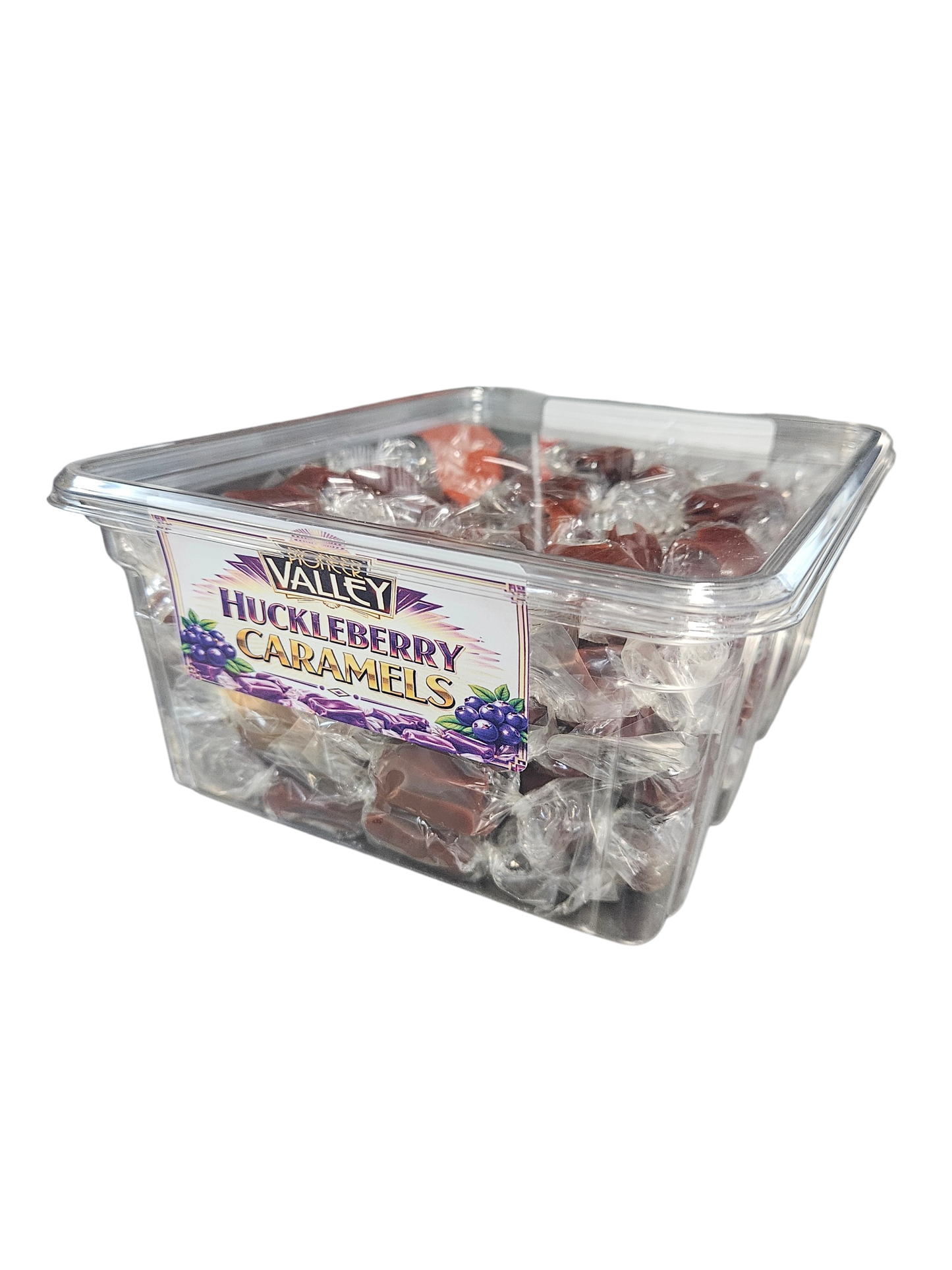 Huckleberry Caramels - 3lb Tub