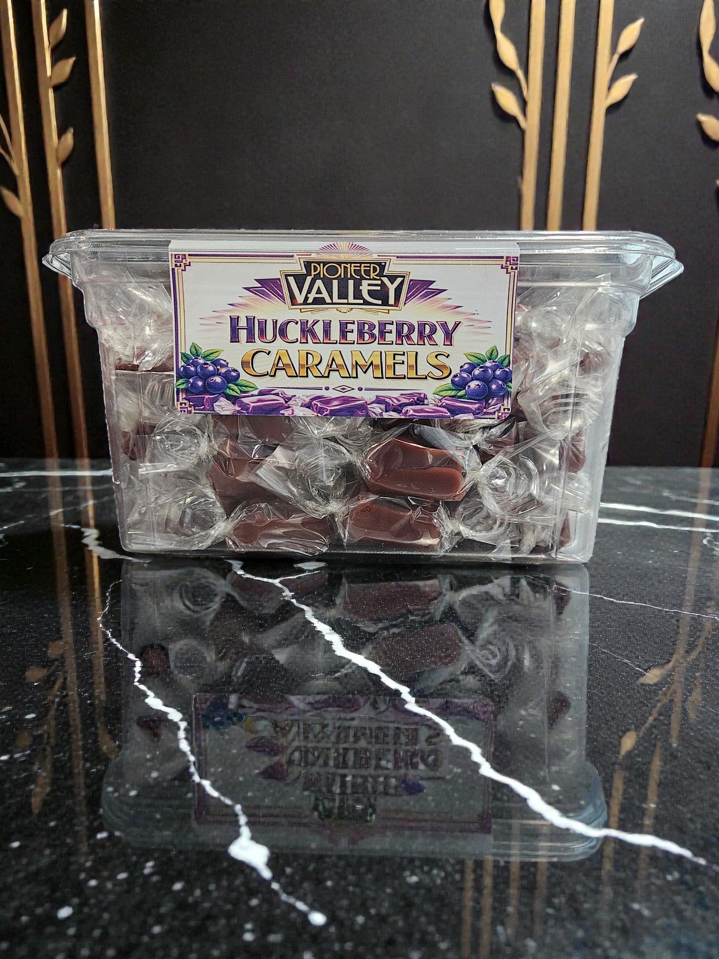 Huckleberry Caramels - 3lb Tub