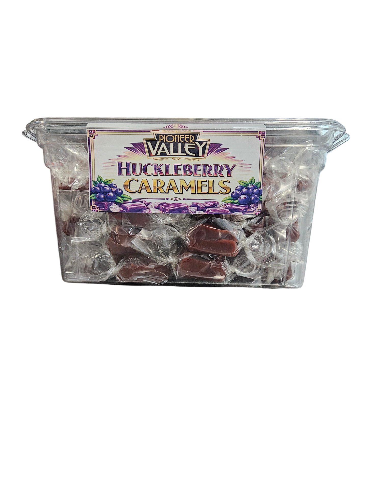 Huckleberry Caramels - 3lb Tub