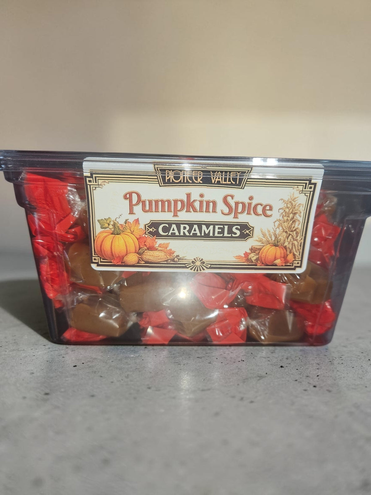 Pumpkin Spice Caramels - 3lb Tub