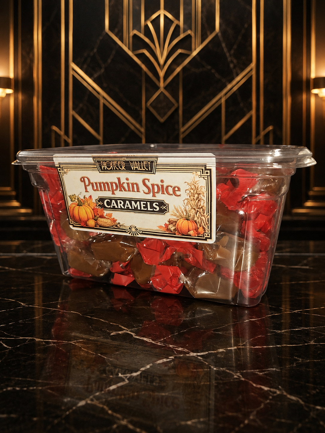 Pumpkin Spice Caramels - 3lb Tub