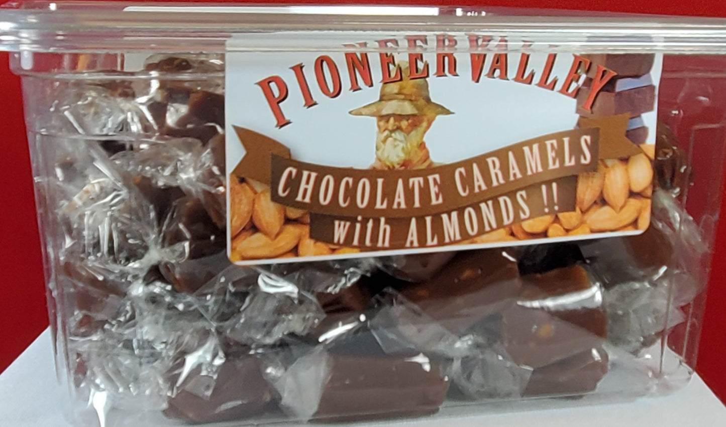 Almond Chocolate Caramels - 3lb Tub