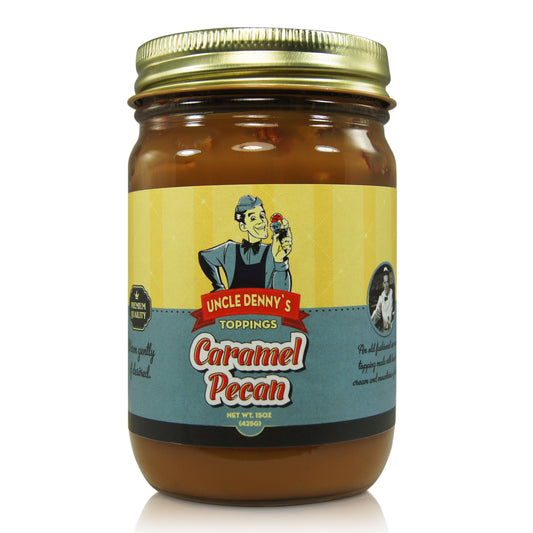 Uncle Denny's Caramel Pecan Topping