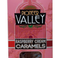 Raspberry Cream Caramels